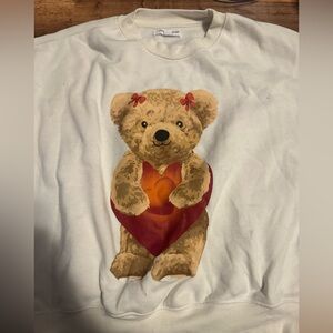 Grayson Threads Cream Teddy Bear Sweatshirt